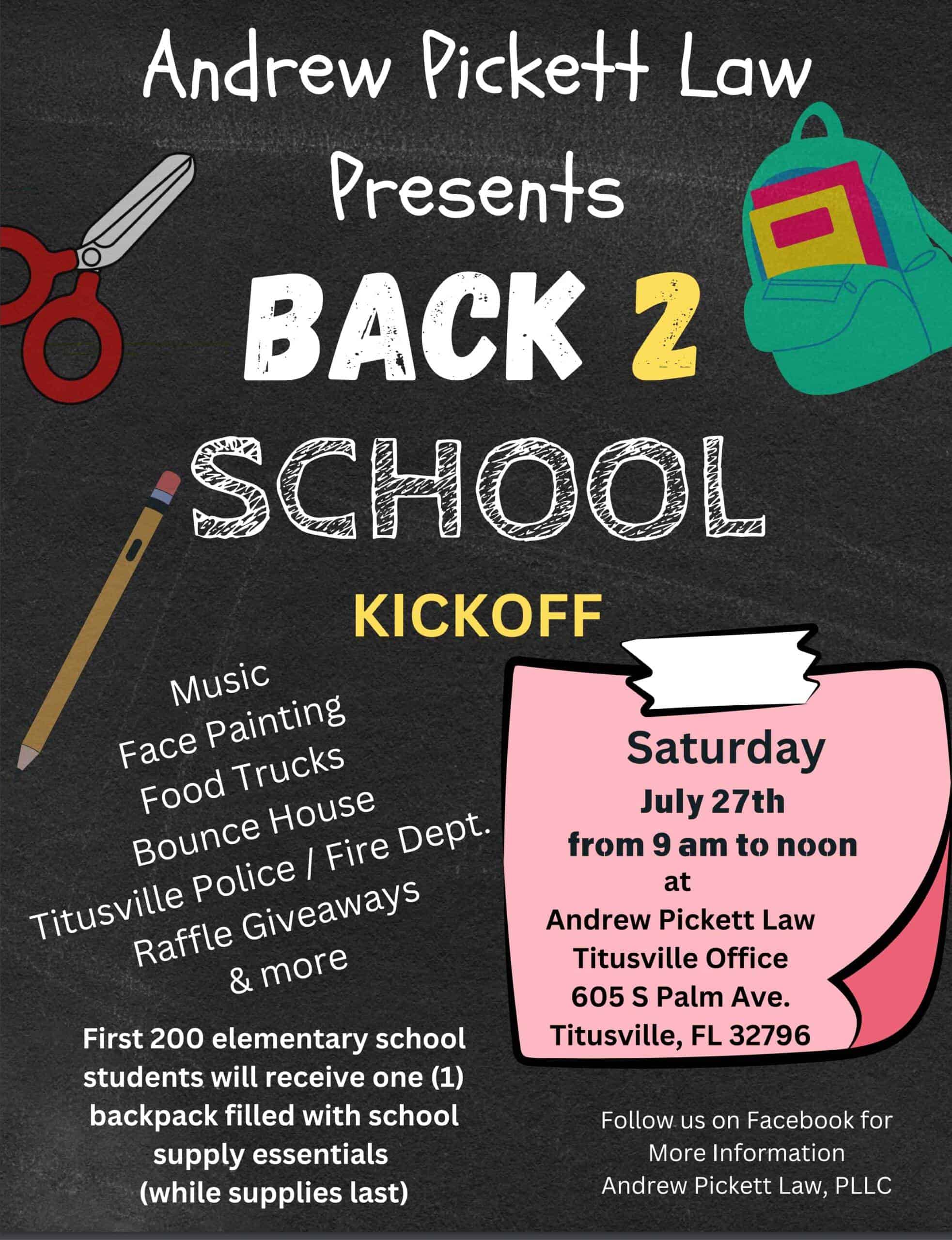 back to school event titusville 